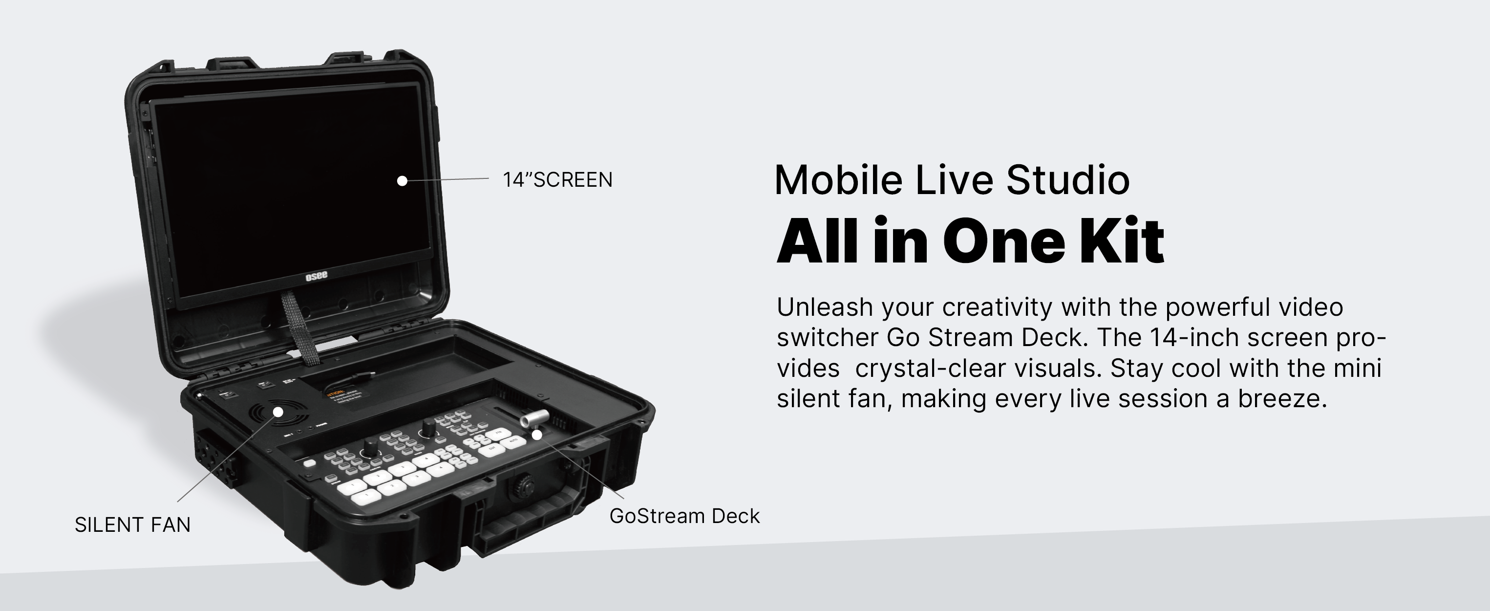 GoStream Deck Kit: HDMI Live Broadcast Switcher Kit | Professional