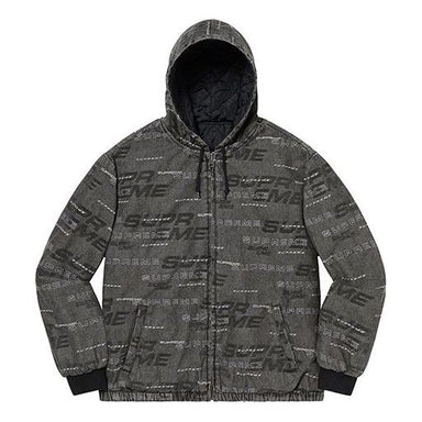 Supreme FW19 Week 9 Reversible Dimensions Logo Denim Work Jacket