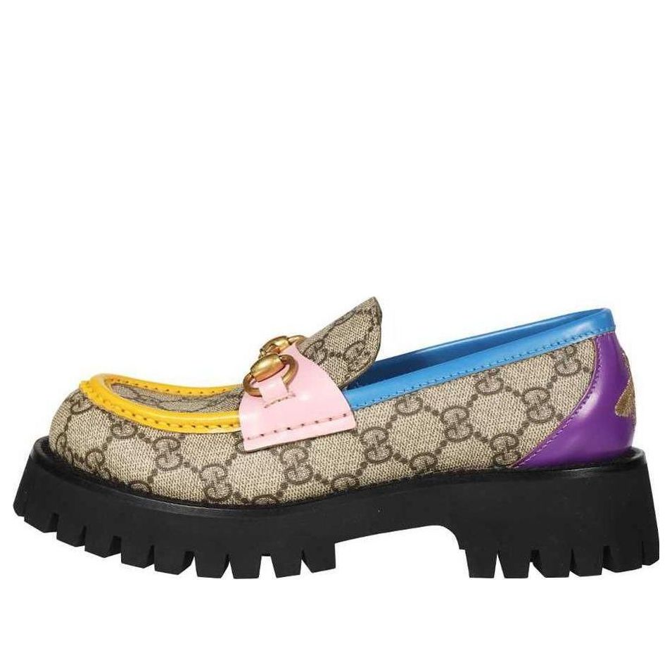 WMNS) Gucci GG Lug Sole Horsebit loafer 'Multicolor' 727170-FABBW-9785