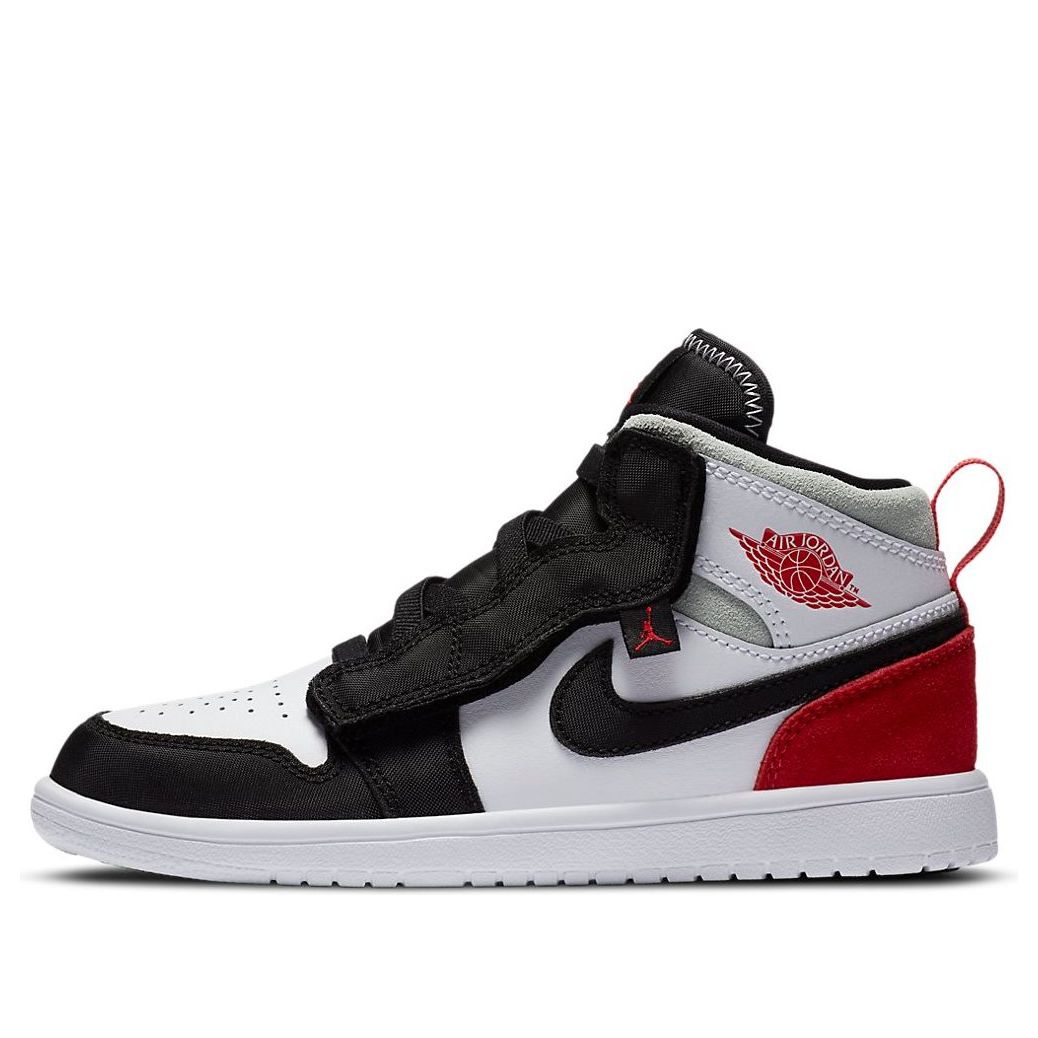 PS) Air Jordan 1 Mid ALT 'Red Black Toe' AR6351-100