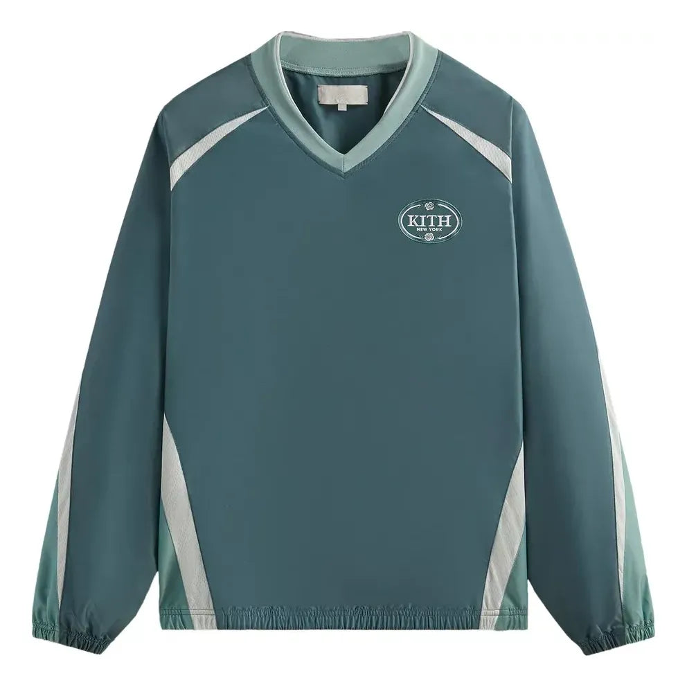 KITH SS24 Dayton Mesh Combo Pullover 'Rhythm' KHM031821-393