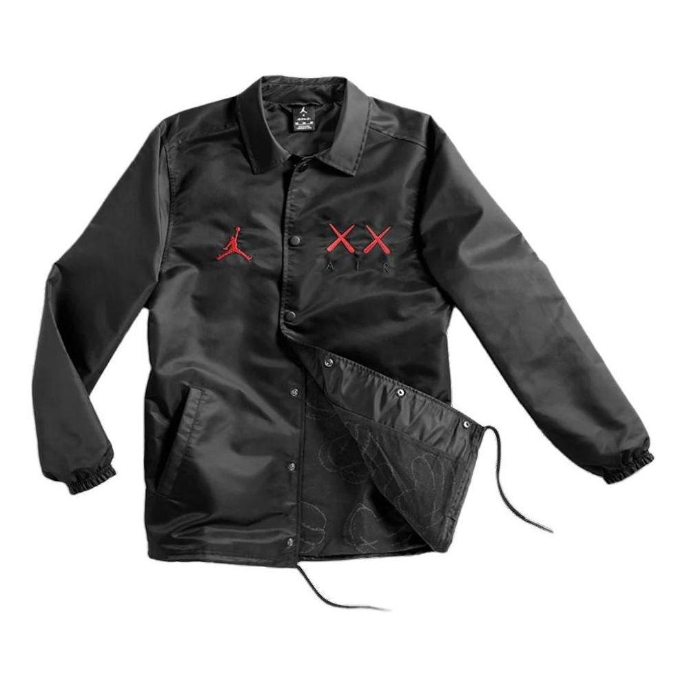 Air Jordan x Kaws Coaches Jacket 'Black' 884484-010