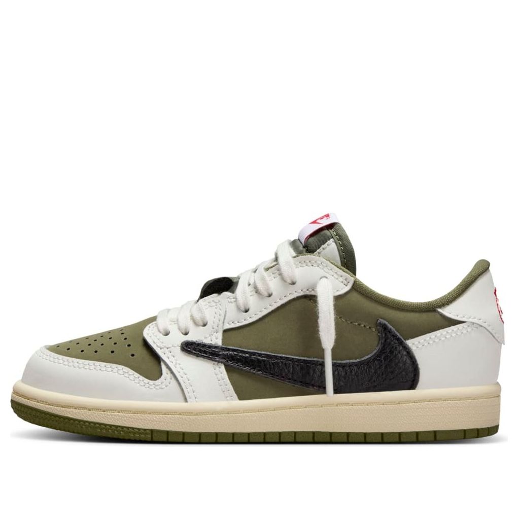 PS) Air Jordan 1 Retro Low OG SP x Travis Scott 'Medium Olive