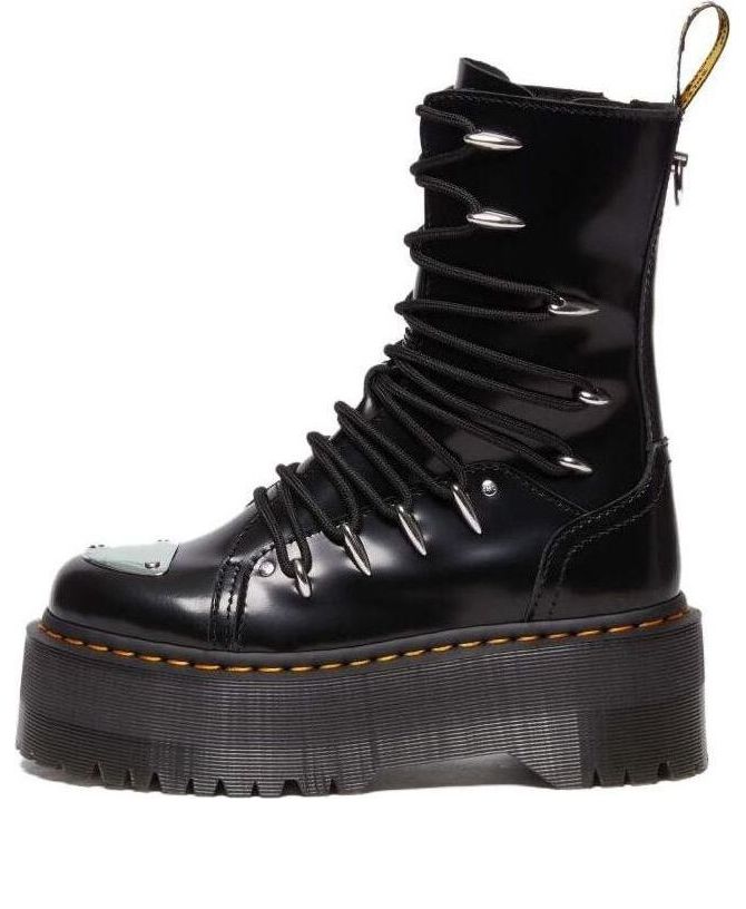 WMNS) Dr. Martens Jadon Hi LTT Max Leather Platform Boots 'Black
