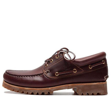 Timberland 3-Eye Lug Handsewn Boat Shoe 'Brown' 30003214