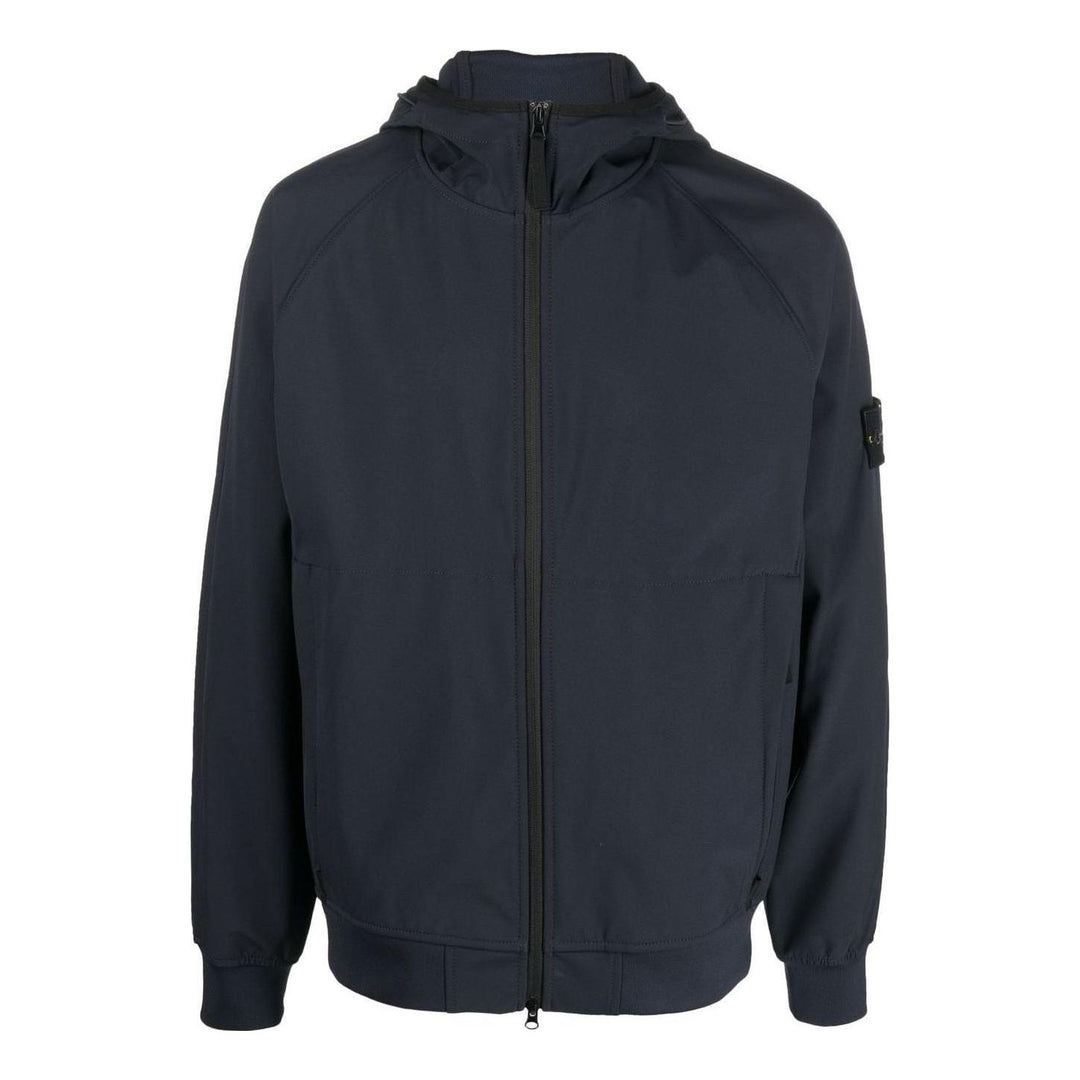 STONE ISLAND Light Soft Shell-R Hooded Jacket 'Navy' 781540927-V0020