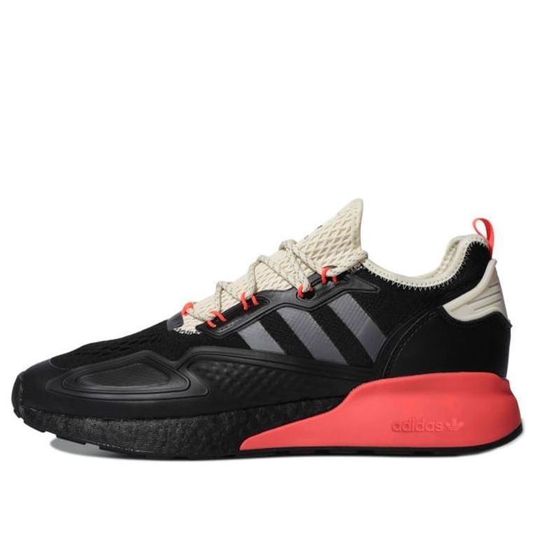 adidas ZX 2K Boost 'Core Black Grey Five Solar Red' FV9999