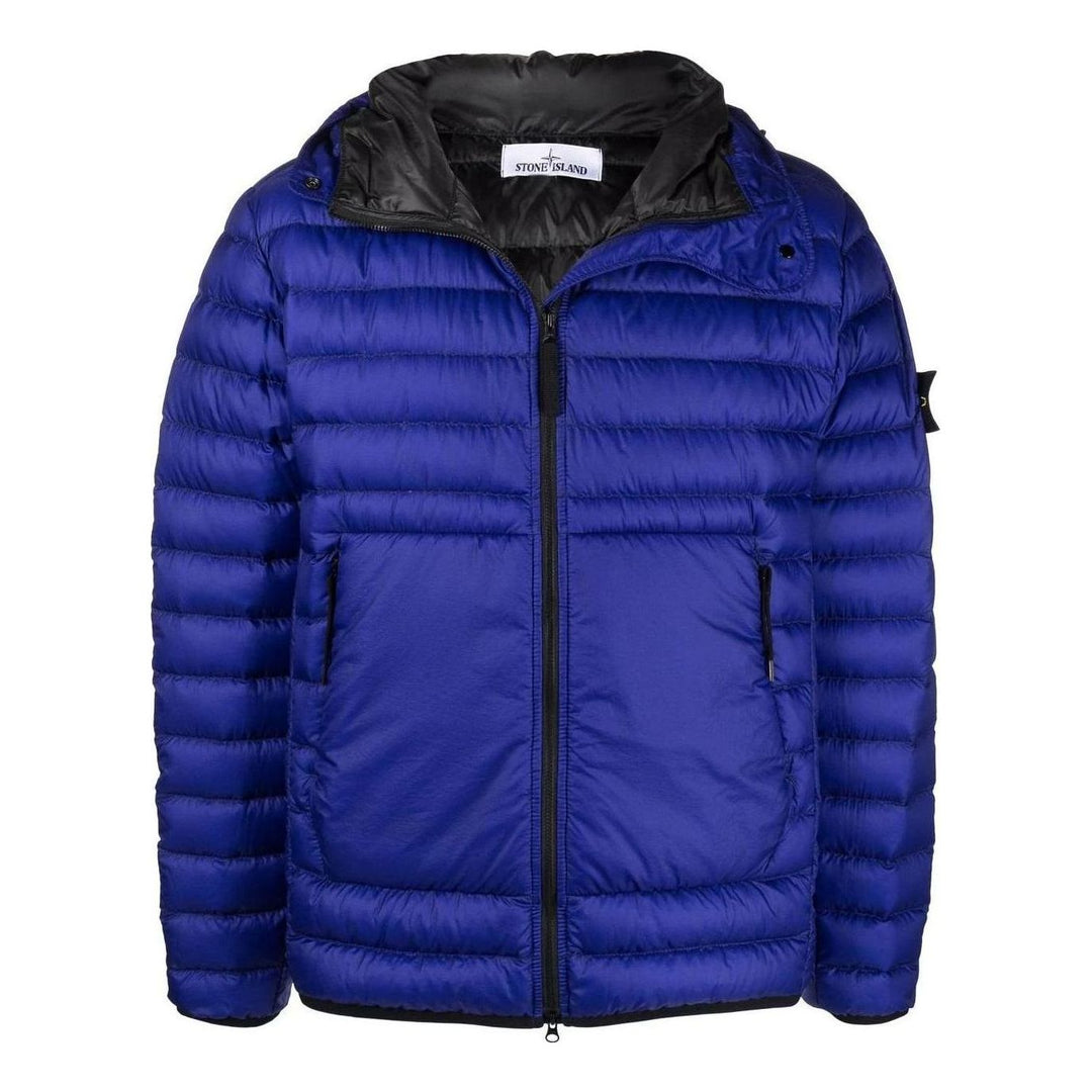STONE ISLAND Hooded Down Jacket 'Blue' 761540324-V0022