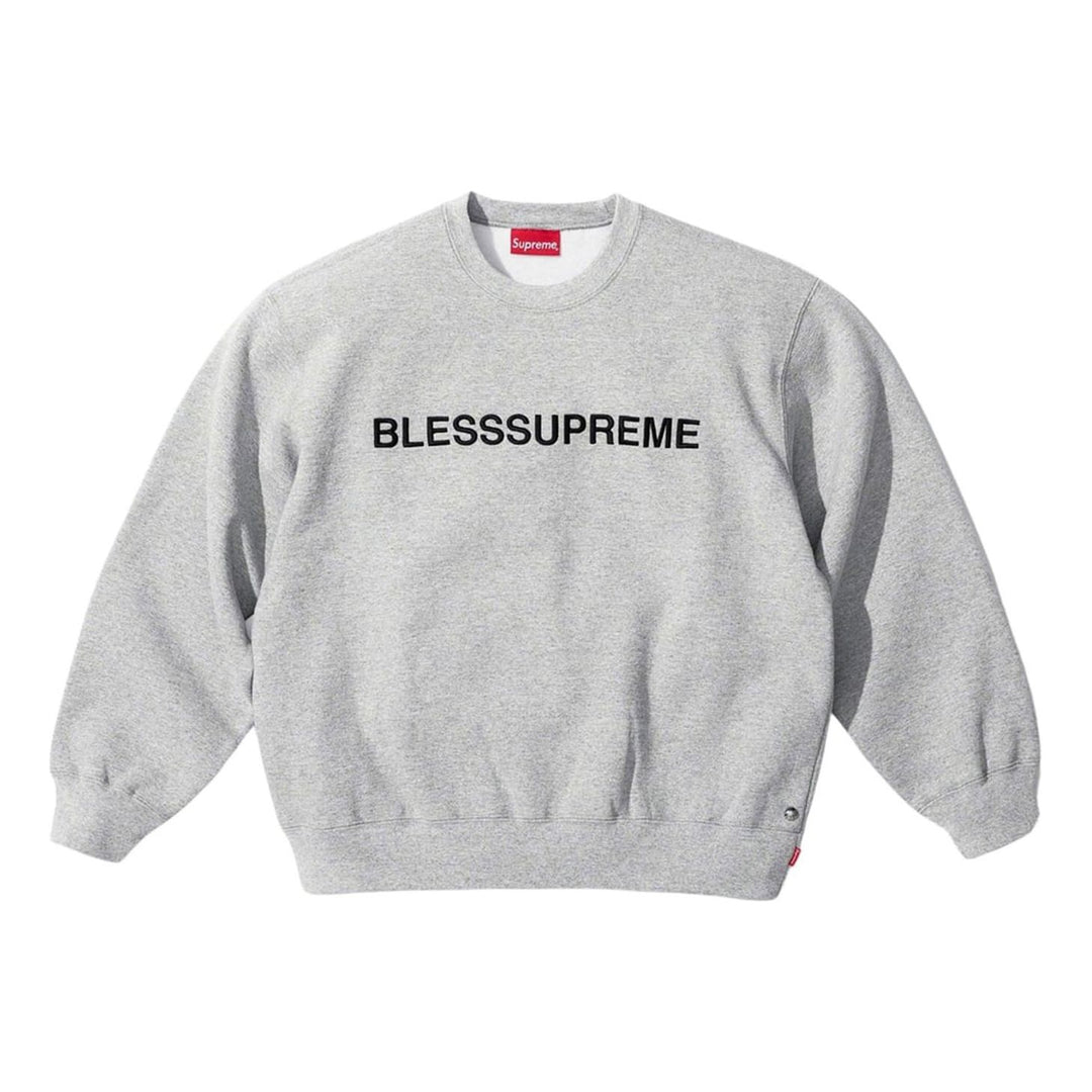 Supreme x Bless FW23 Week12 Crewneck Logo Sweater 'Grey' SUP-FW23-200