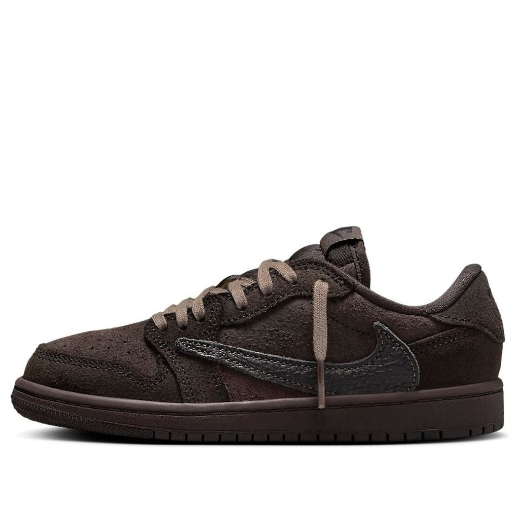 PS) Air Jordan 1 Retro Low OG SP x Travis Scott 'Velvet Brown
