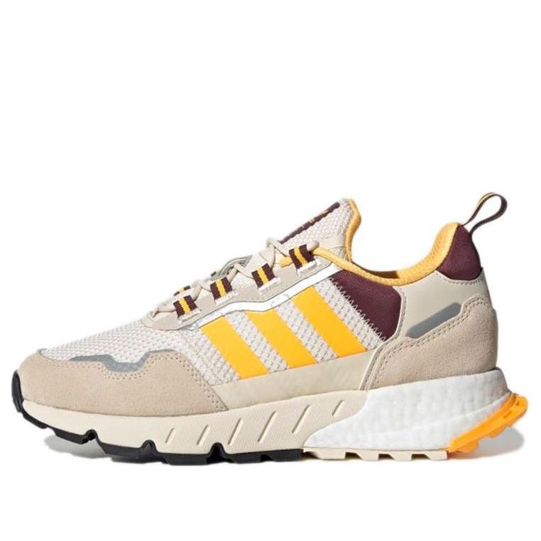 WMNS) adidas ZX 1K Boost 'Wonder White Solar Gold' H00442