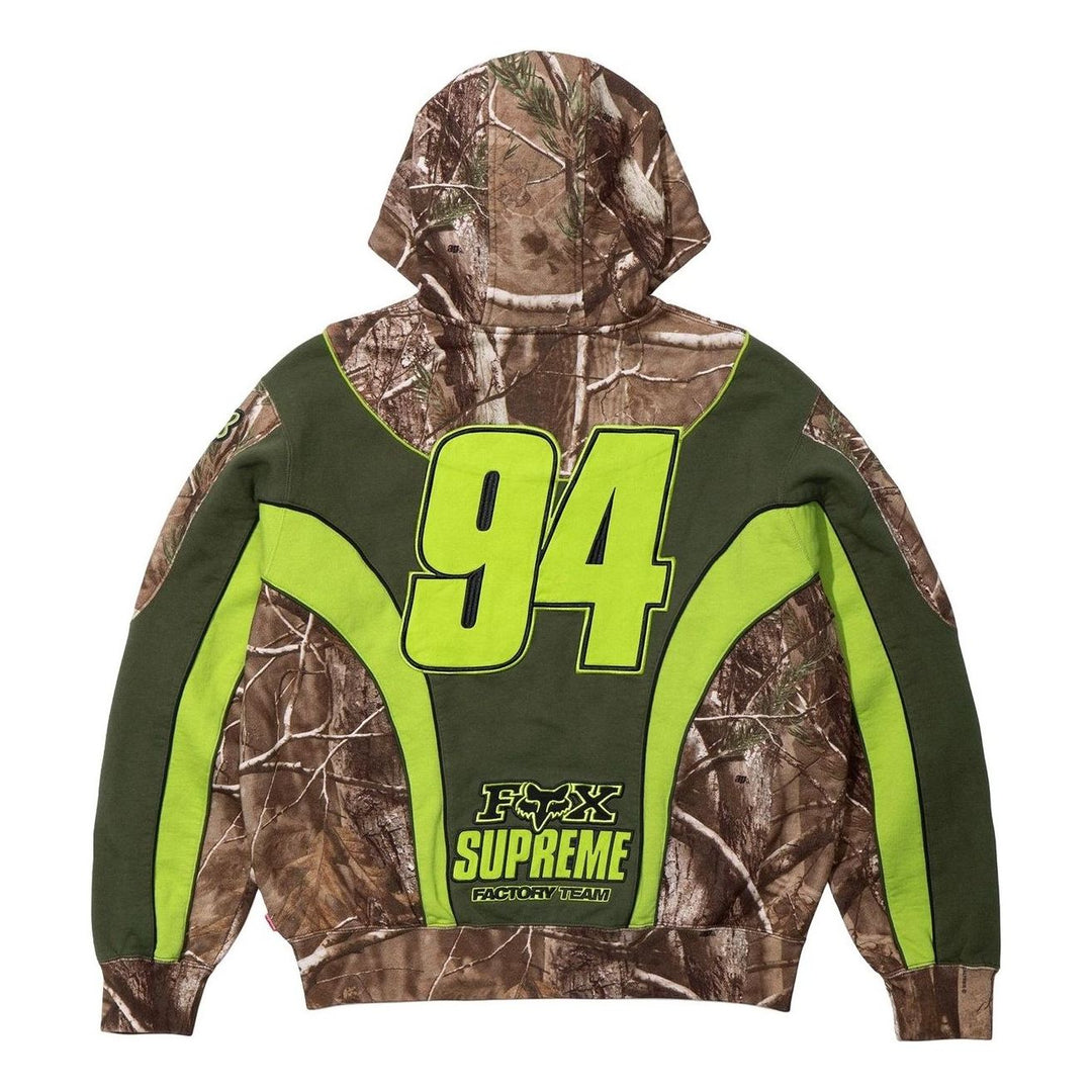 Supreme x Fox Racing Zip Up Hooded Sweatshirt 'Realtree AP Camo