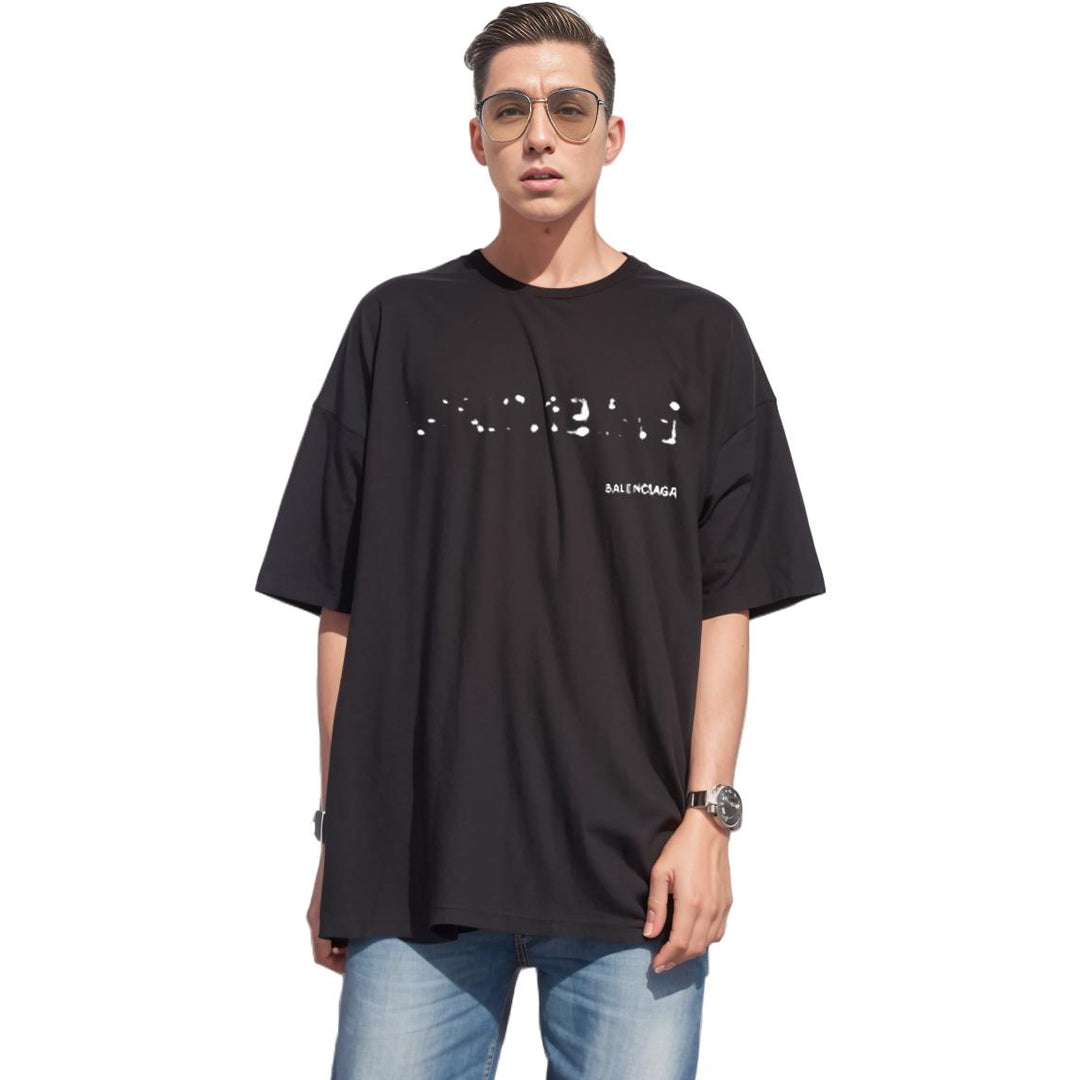 Balenciaga Hand Drawn Balenciaga T-Shirt Large Fit 'Black