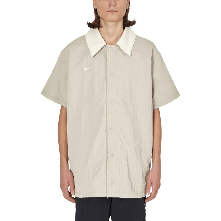 Nike x Fear of God x NBA Crossover Solid Color Loose Short Sleeve