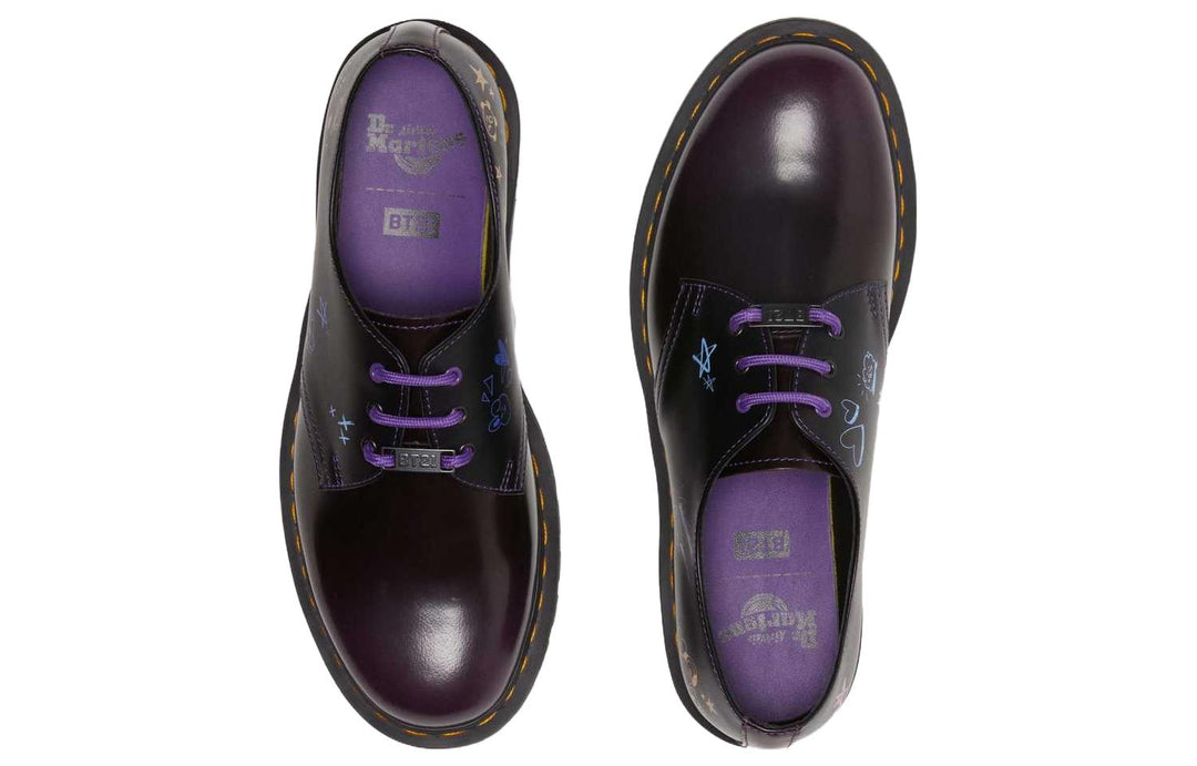Dr. Martens BT21 Leather Oxford Shoes 'Purple' 30893511