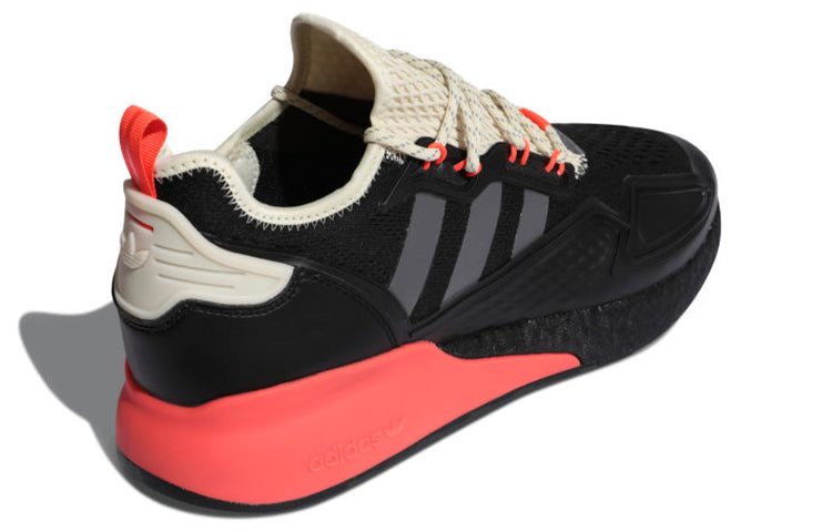 adidas ZX 2K Boost 'Core Black Grey Five Solar Red' FV9999