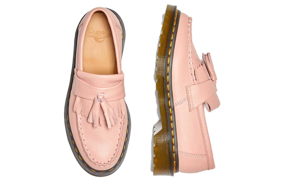 WMNS) Dr.Martens Adrian Virginia Leather Tassel Loafers 'Peach