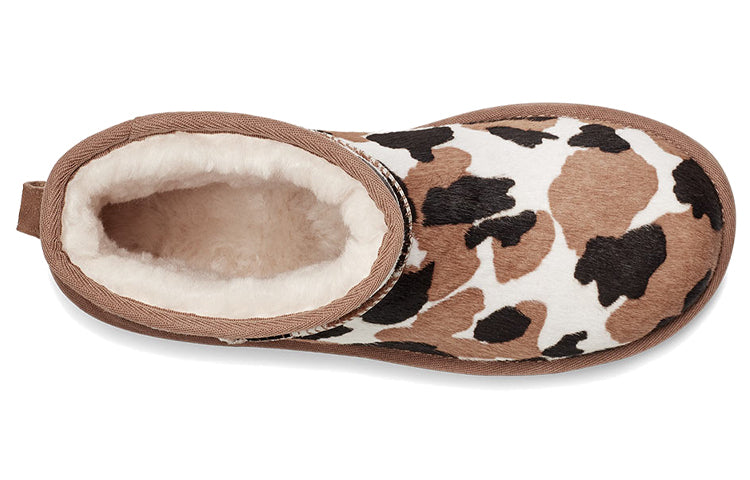 WMNS) UGG Classic Mini Cow Print 1123353-CHE