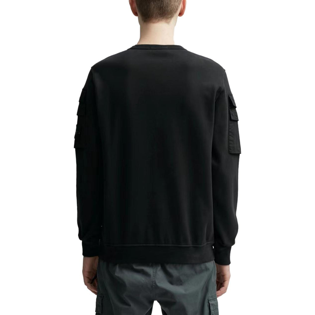 STONE ISLAND Double-Sleeve Pocket Sweatshirt 'Black' 791560577-V0029