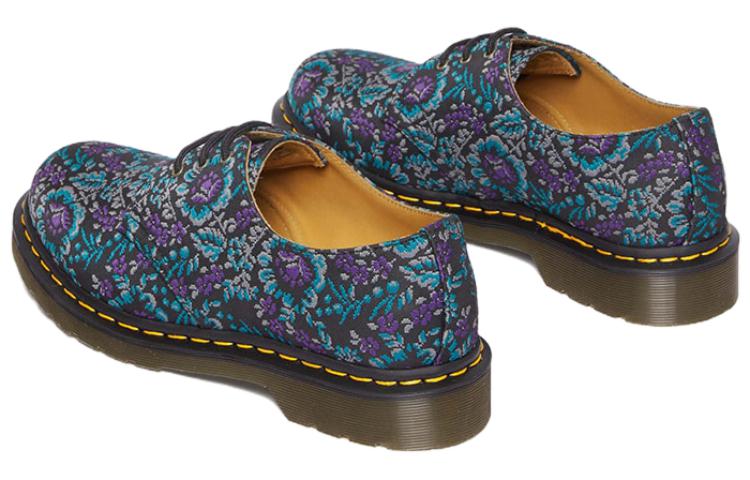 Dr. Martens 1461 Floral Jacquard Oxord Shoes 'Black Purple' 31135548