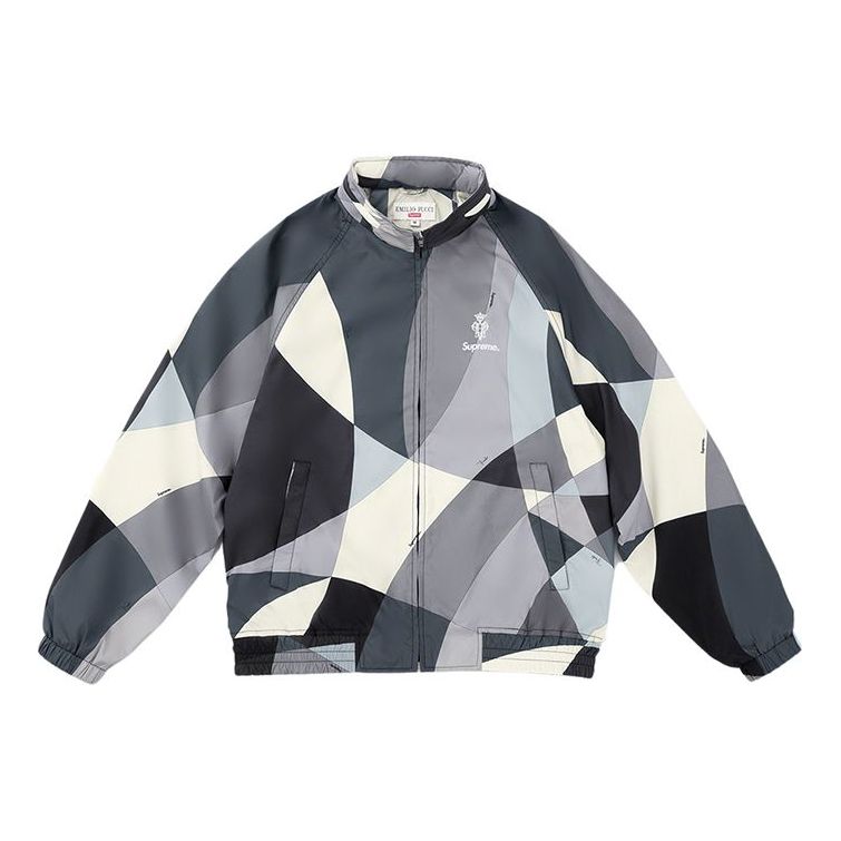 Supreme x Emilio Pucci Sport Jacket 'Black Grey White' SUP-SS21-781