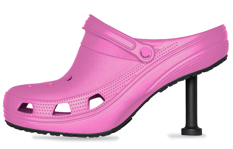 WMNS) Balenciaga Madame 80MM x Crocs 'Pink' 677390W1S8E5300