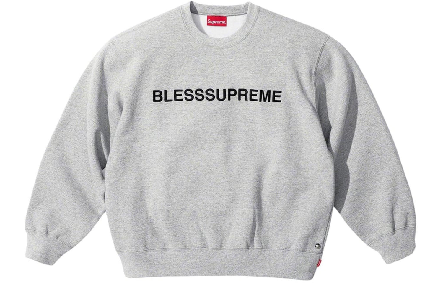 Supreme x Bless FW23 Week12 Crewneck Logo Sweater 'Grey' SUP-FW23-200