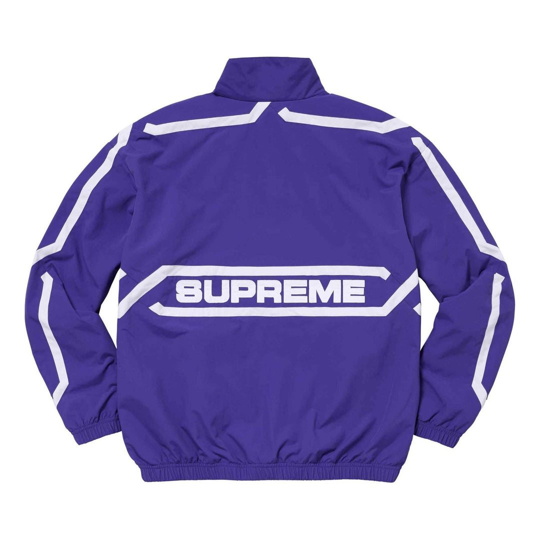 Supreme Inset Link Track Jacket 'Purple White' SUP-SS24-082