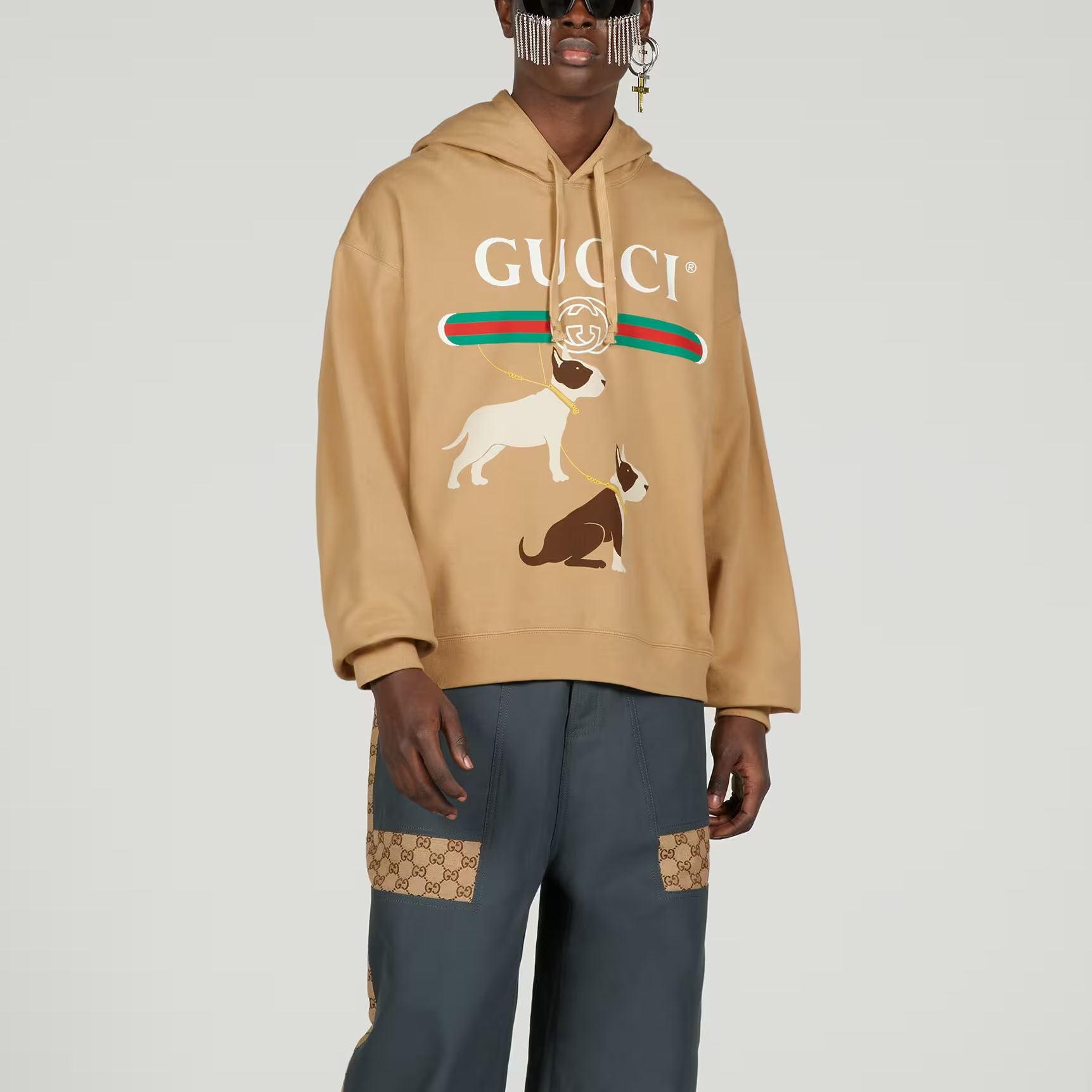 Gucci Cotton Jersey Sweatshirt 'Camel' 721427-XJFL5-2293