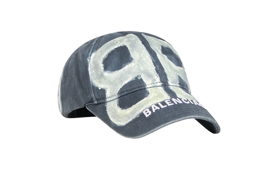 Balenciaga BB Sprayed Cap 'Grey White' 673321410B21177