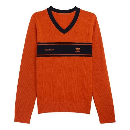 adidas x Wales Bonner Long Sleeves T-Shirt 'Orange Black' HG2152