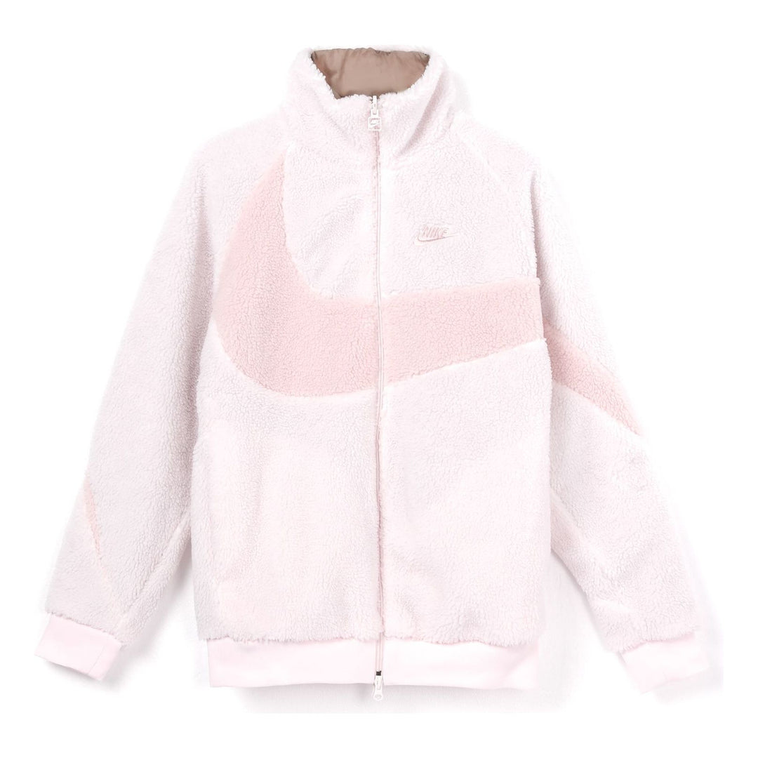 Nike Big Swoosh Reversible Boa Jacket (Asia Sizing) 'Soft Pink