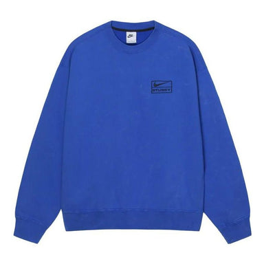 Nike x Stussy SS23 Acid Wash Sweatshirt 'Blue' DR4024-480