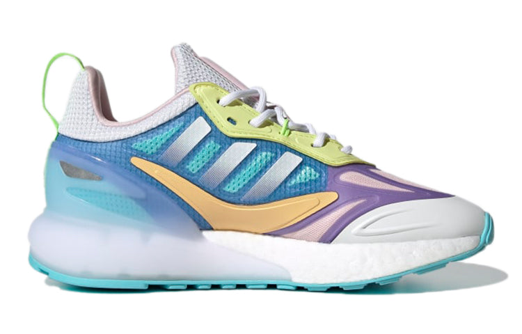 GS) adidas ZX 2K Boost 2.0 J 'White Light Purple' GZ7502