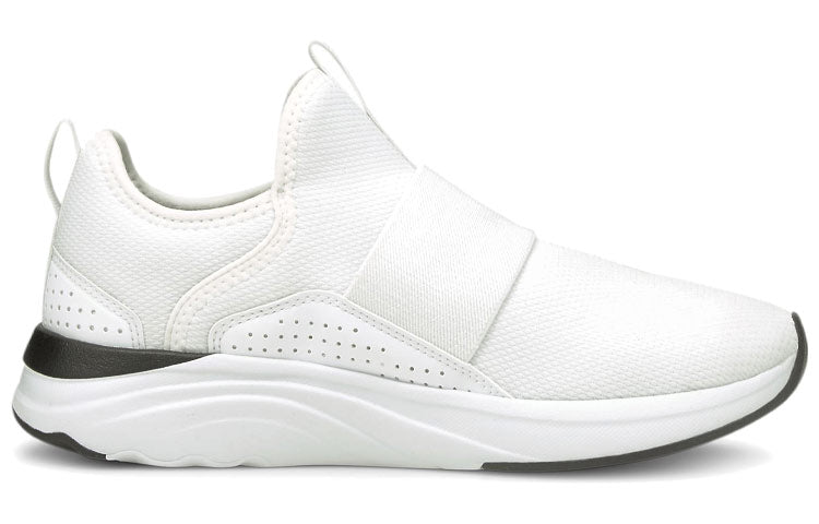 WMNS) PUMA Softride Sophia Slip-On 'White Black' 195161-04