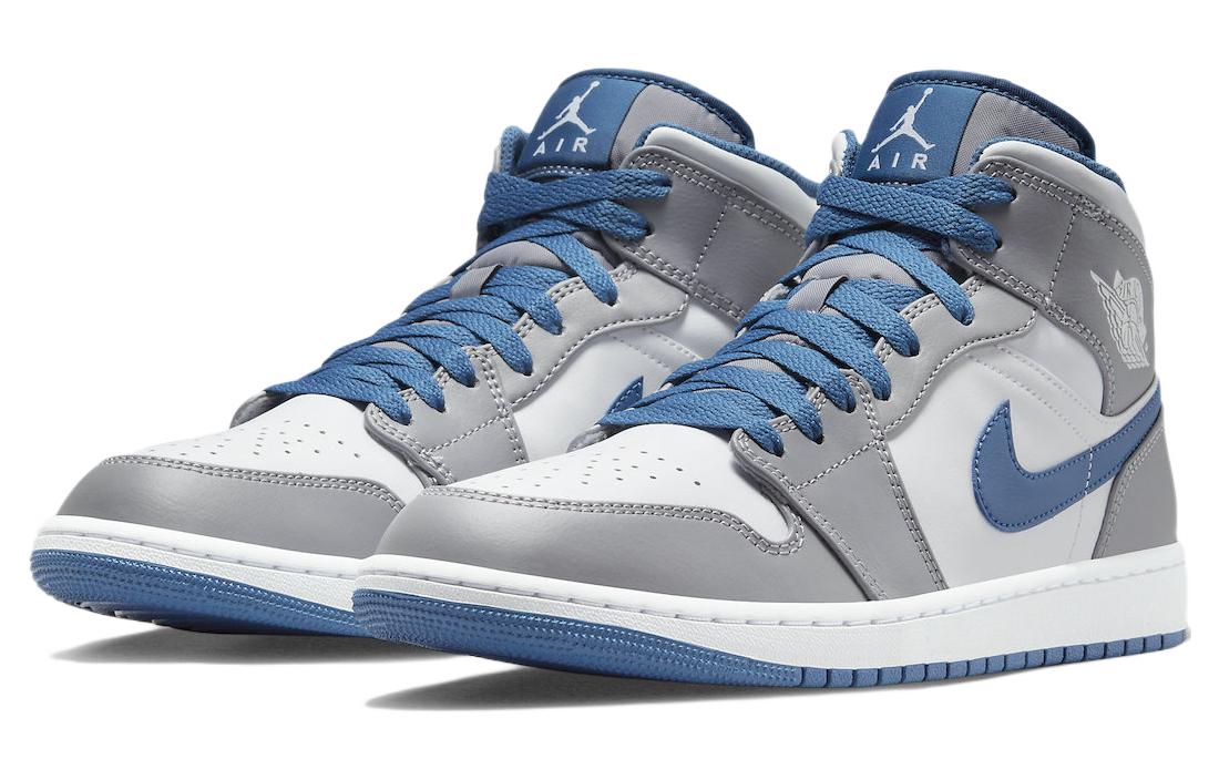 Air Jordan 1 Mid 'Cement Grey True Blue' DQ8426-014