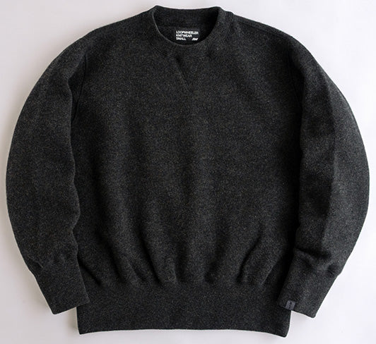 カシミア100%吊り裏毛ニュースウェット – LOOPWHEELER