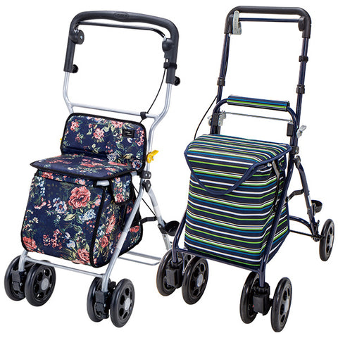 コンパクトタイプシルバーカー ポシェットボンベⅡ 須恵廣工業 手押し