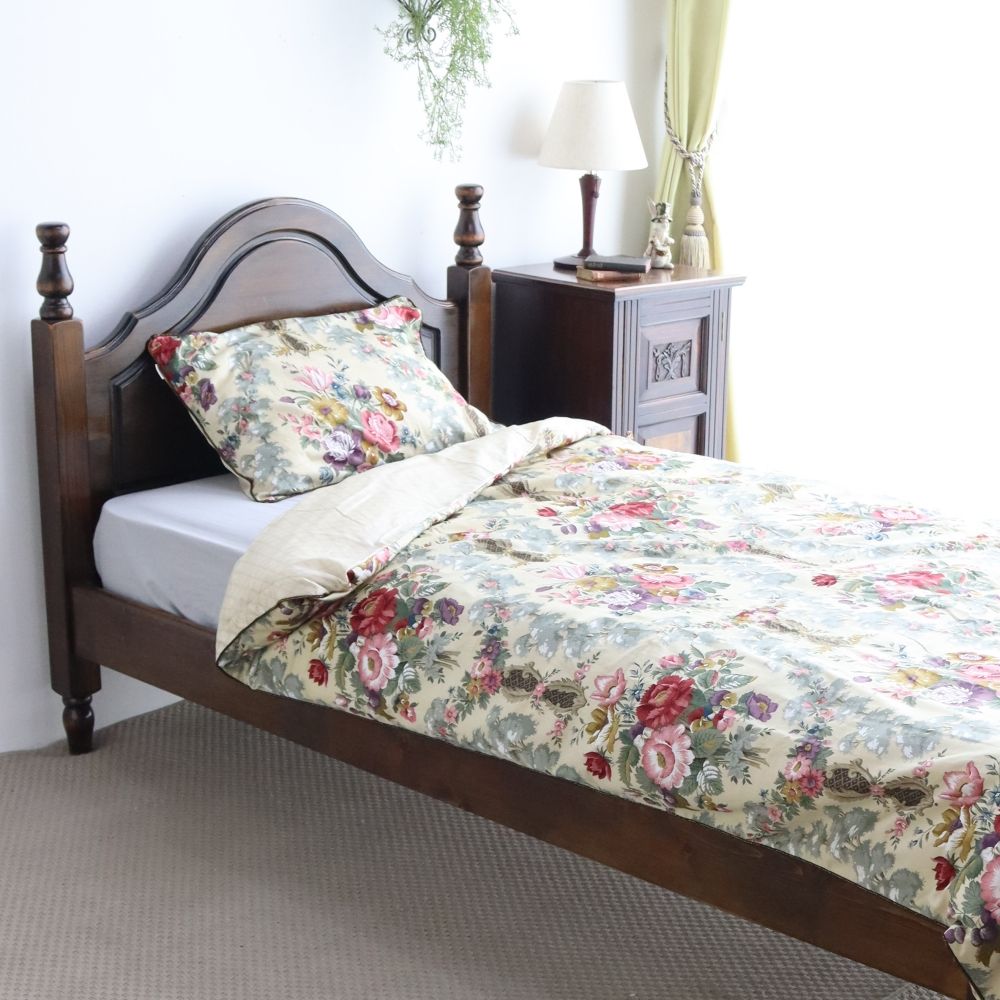 甘い花のブーケ柄♪ 掛け布団カバー／サンダーソン NK1-PTN8555782-M