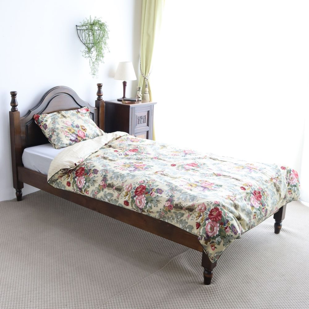 甘い花のブーケ柄♪ 掛け布団カバー／サンダーソン NK1-PTN8555782-M