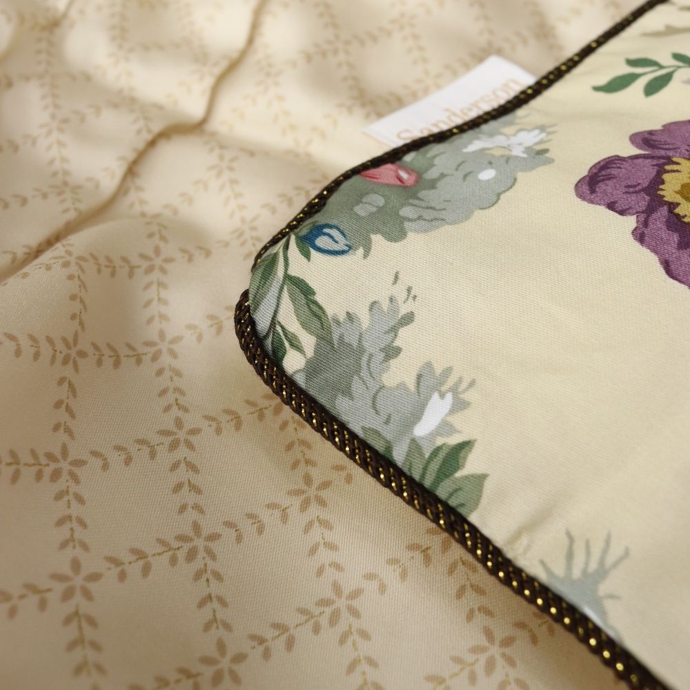 甘い花のブーケ柄♪ 掛け布団カバー／サンダーソン NK1-PTN8555782-M