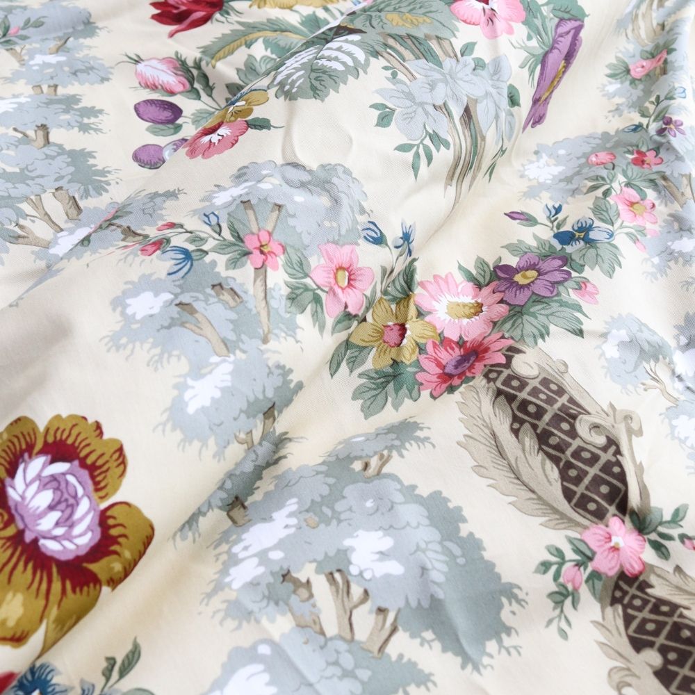 甘い花のブーケ柄♪ 掛け布団カバー／サンダーソン NK1-PTN8555782-M