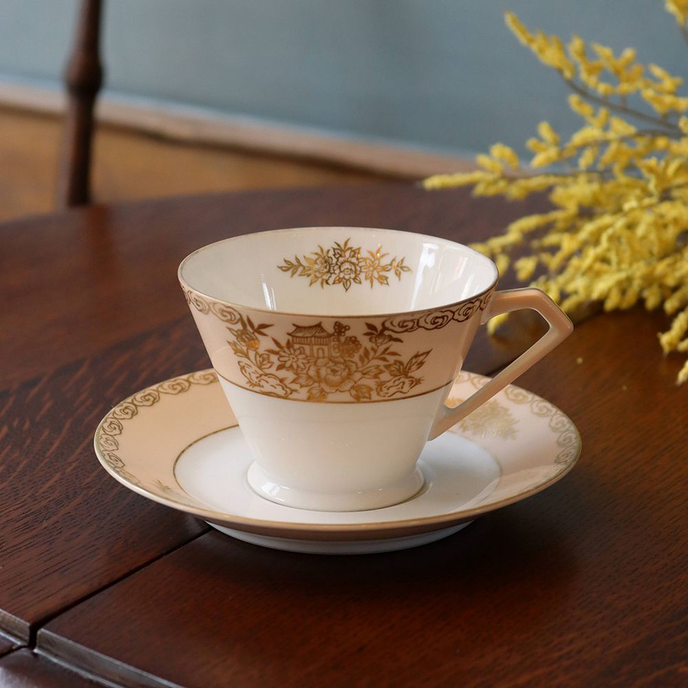 憧れのオールドノリタケ♪ カップ＆ソーサー VC106-295 – アンティーク