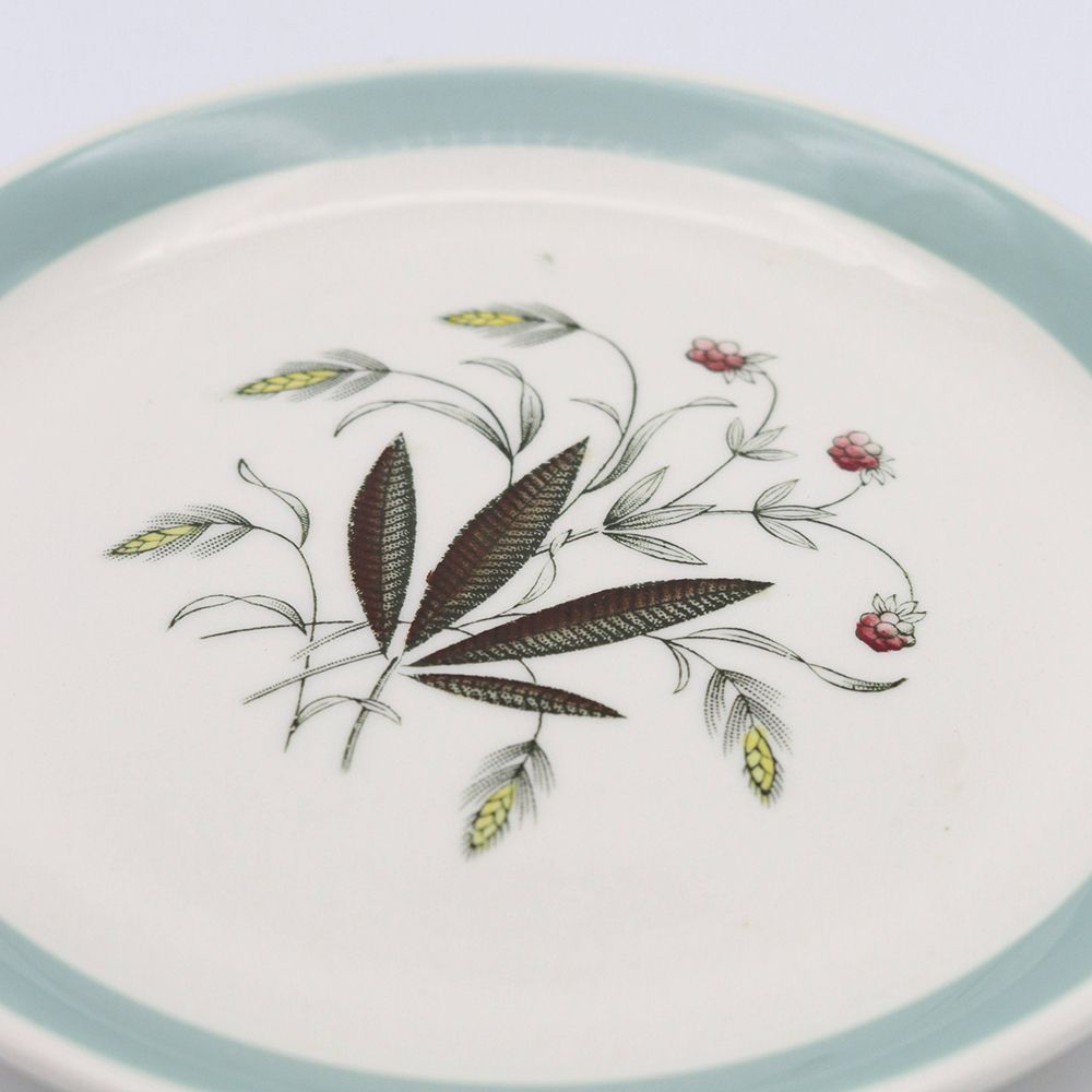 実りの絵柄に幸せ気分♪ ビンテージケーキ皿 VC109-208004