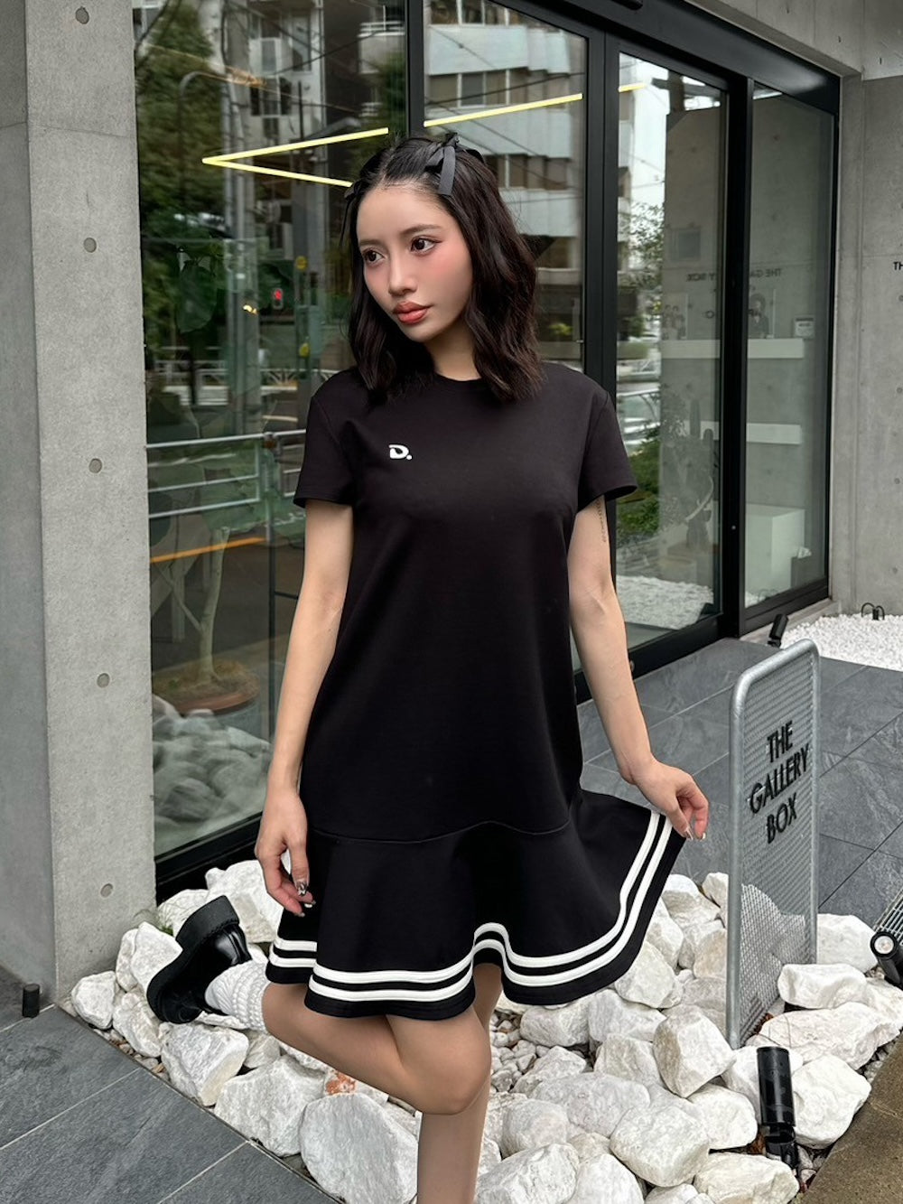 ラインカットフレアミニワンピース – Darich (ダーリッチ)