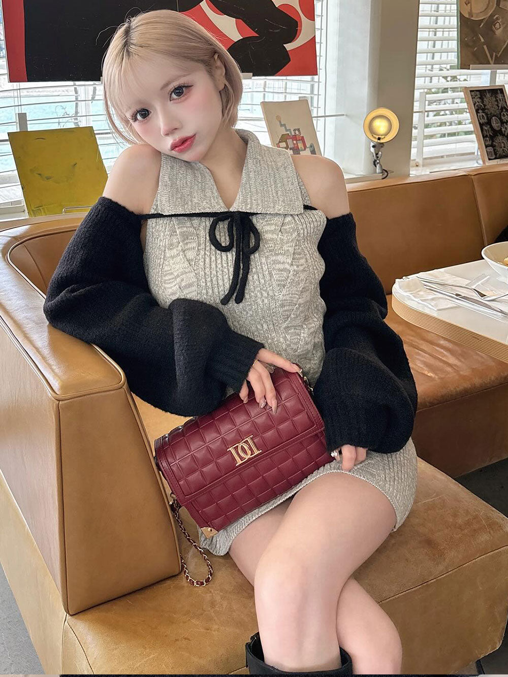 ショートボレロニットミニワンピース – Darich (ダーリッチ)