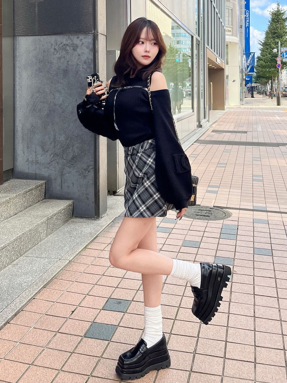 ドッキングミドルウエストニットミニワンピース – Darich (ダーリッチ)