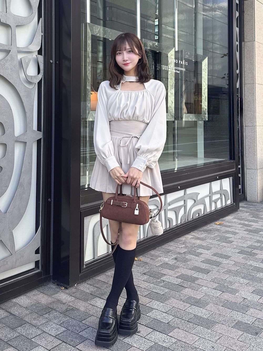 ドッキングコルセットプリーツミニワンピース – Darich (ダーリッチ)