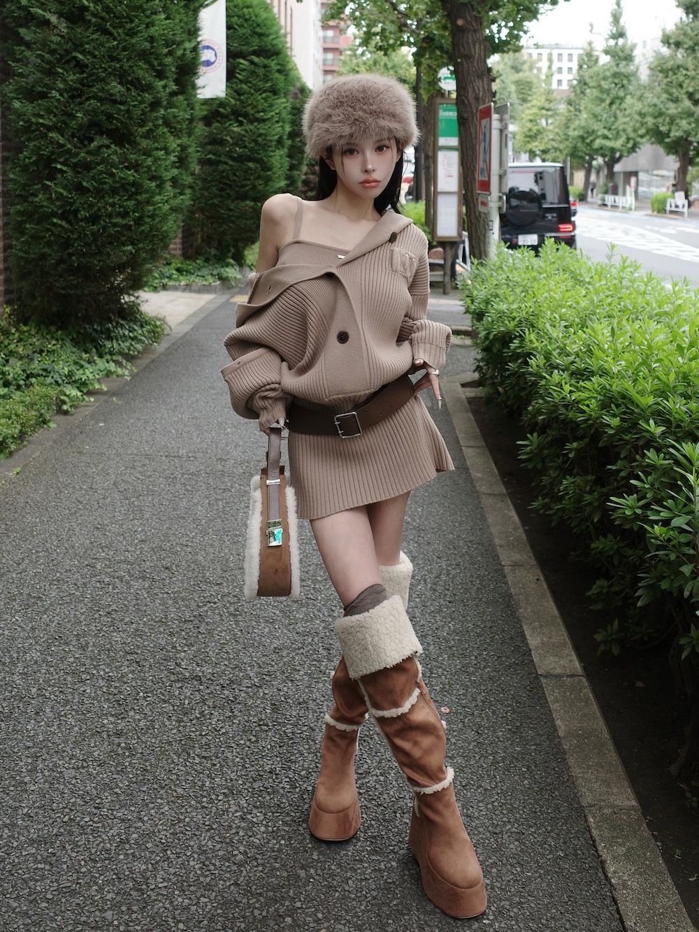 フェイクムートンニーハイブーツ – Darich (ダーリッチ)