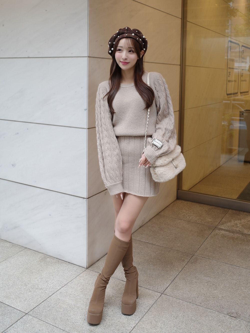 ハートオープンニットミニワンピース – Darich (ダーリッチ)